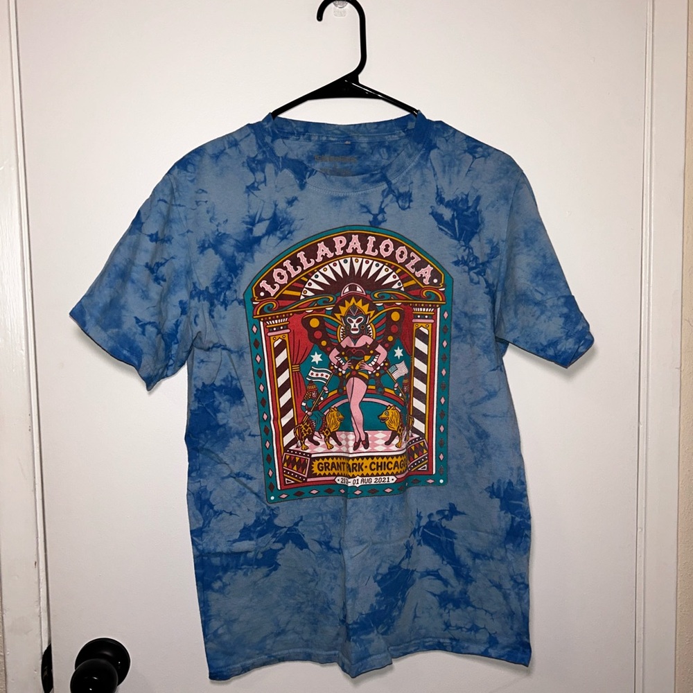 Blue Graphic Short Sleeve Tee